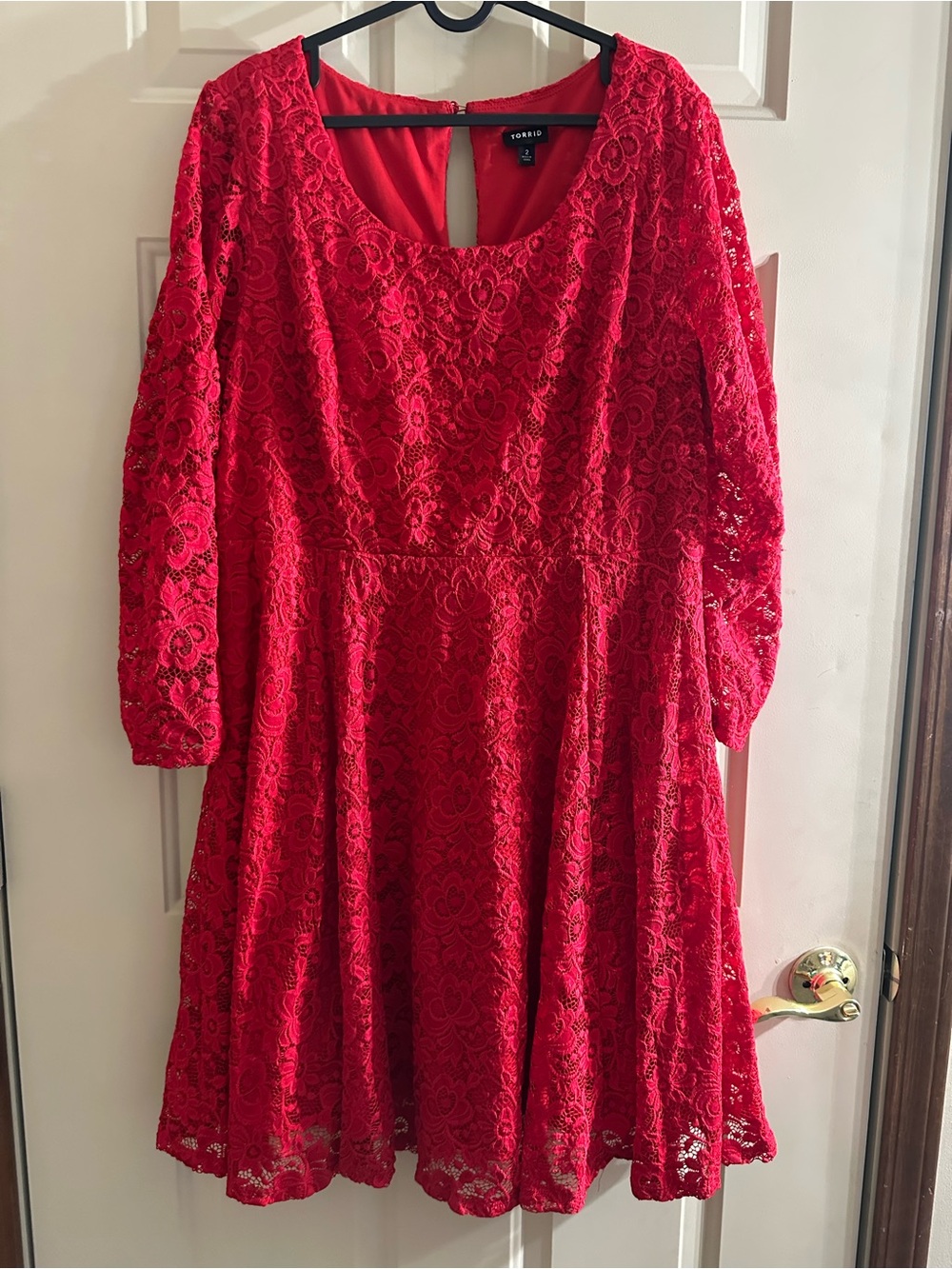 torrid Red Lace Fit & Flare Dress for Kids